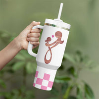 Funny Daughter Gifts Tumbler With Handle To My Badass Daughter From Mom Adult Daughter Birthday Gifts Ideas