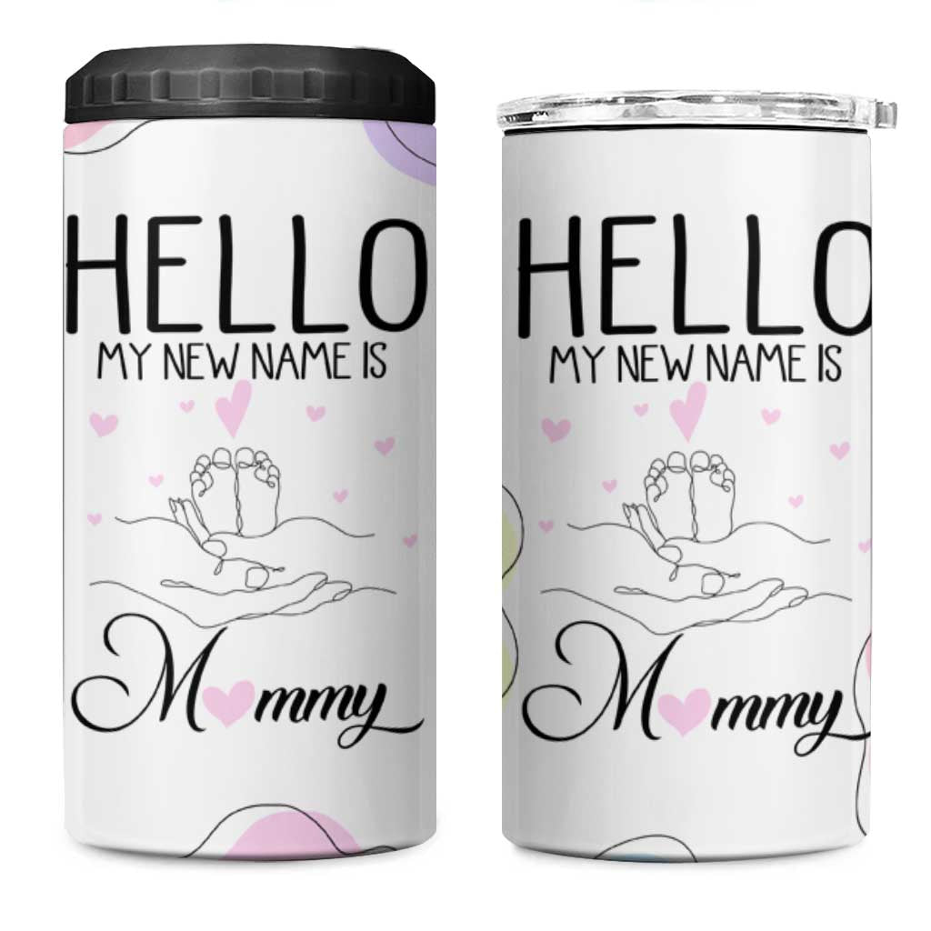 First Time Mom Gift 4 in 1 Can Cooler Tumbler New Mommy Pregnancy Gifts For First Mother's day