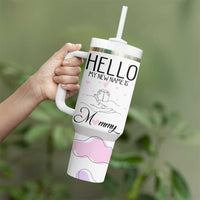 First Time Mom Gift Tumbler With Handle New Mommy Pregnancy Gifts For First Mother's day