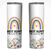 Gift For Aunt Skinny Tumbler Flower Aunts Gifts For Birthday Christmas Mothers Day Best Aunt Ever