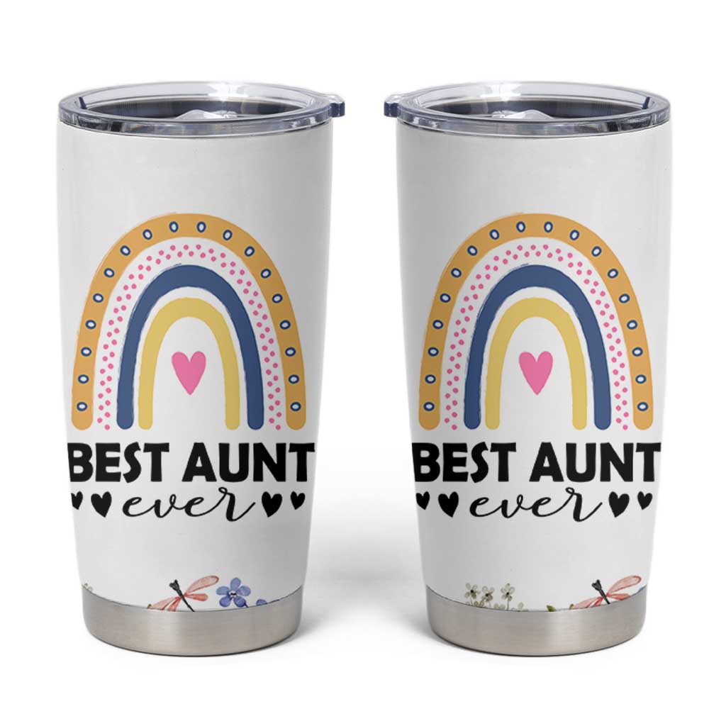 Gift For Aunt Tumbler Cup Flower Aunts Gifts For Birthday Christmas Mothers Day Best Aunt Ever
