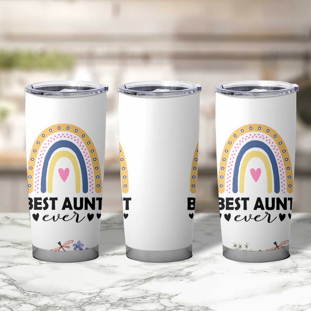 Gift For Aunt Tumbler Cup Flower Aunts Gifts For Birthday Christmas Mothers Day Best Aunt Ever