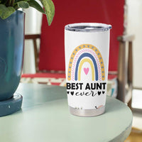 Gift For Aunt Tumbler Cup Flower Aunts Gifts For Birthday Christmas Mothers Day Best Aunt Ever