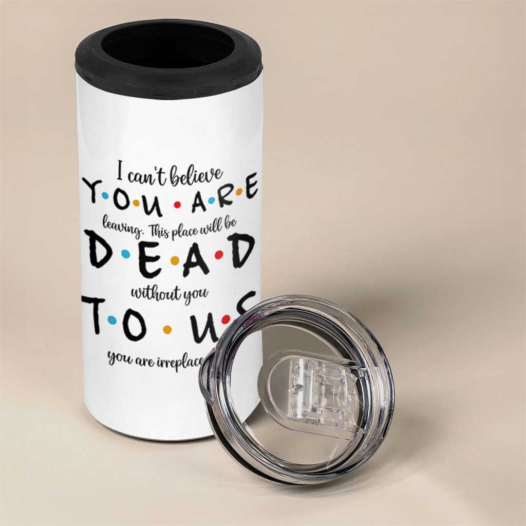 Goodbye Gift 4 in 1 Can Cooler Tumbler Gift For Leaving Coworker Friend