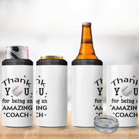 Baseball Coach Gifts 4 in 1 Can Cooler Tumbler Thank You Coaches Appreciation Retirement Gift