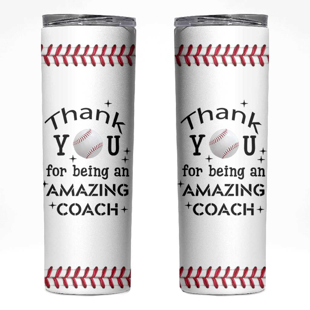 Baseball Coach Gifts Skinny Tumbler Thank You Coaches Appreciation Retirement Gift