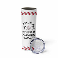 Baseball Coach Gifts Skinny Tumbler Thank You Coaches Appreciation Retirement Gift