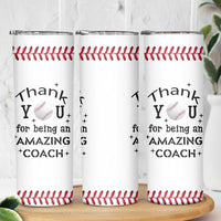 Baseball Coach Gifts Skinny Tumbler Thank You Coaches Appreciation Retirement Gift