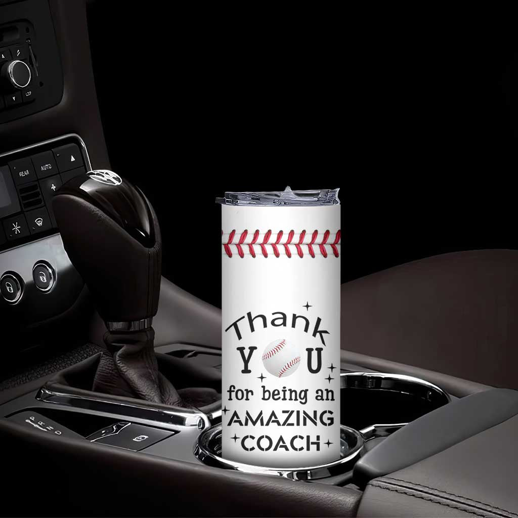 Baseball Coach Gifts Skinny Tumbler Thank You Coaches Appreciation Retirement Gift
