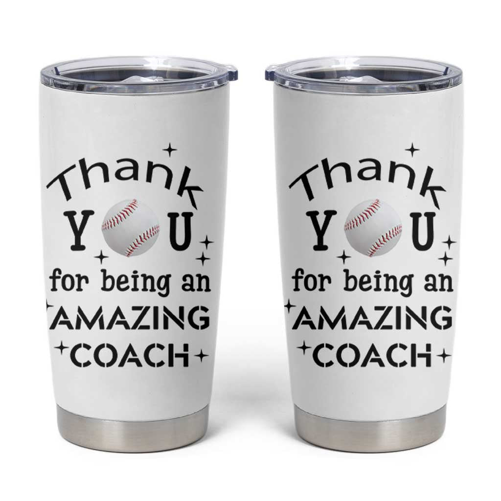 Baseball Coach Gifts Tumbler Cup Thank You Coaches Appreciation Retirement Gift