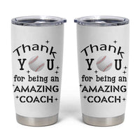 Baseball Coach Gifts Tumbler Cup Thank You Coaches Appreciation Retirement Gift