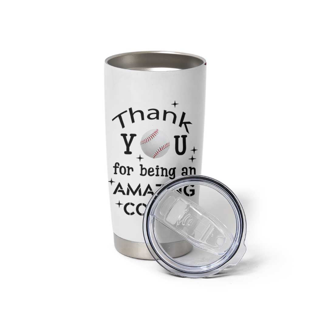 Baseball Coach Gifts Tumbler Cup Thank You Coaches Appreciation Retirement Gift