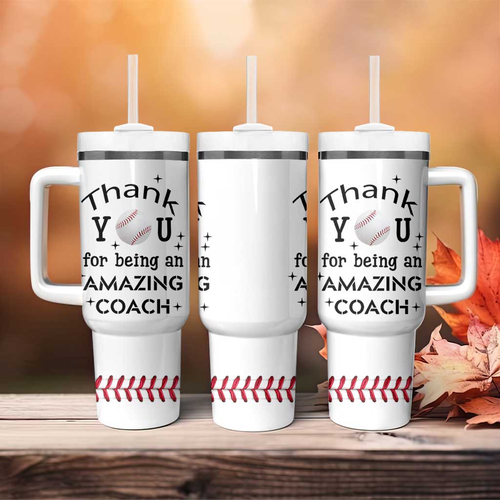 Baseball Coach Gifts Tumbler With Handle Thank You Coaches Appreciation Retirement Gift