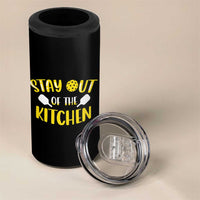 Funny Pickleball Player 4 in 1 Can Cooler Tumbler Stay Out Of The Kitchen