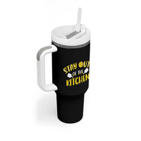 Funny Pickleball Player Tumbler With Handle Stay Out Of The Kitchen