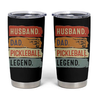 Husband Dad Pickleball Legend Tumbler Cup Retro Pickleball Gift for Him Fathers Day