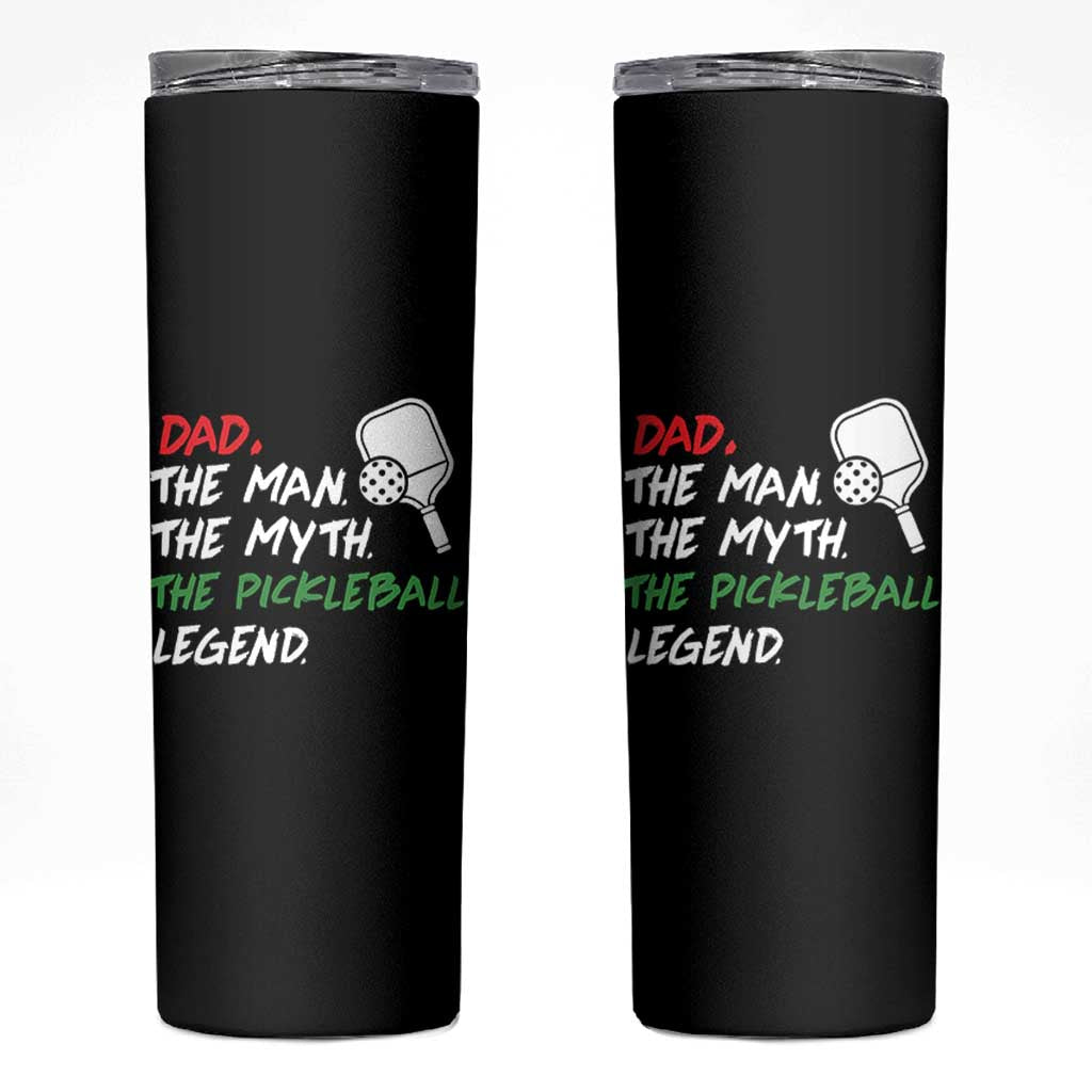 Vintage Pickleball Dad Skinny Tumbler Retro Pickleball Gift for Him Fathers Day