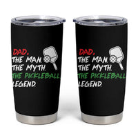 Vintage Pickleball Dad Tumbler Cup Retro Pickleball Gift for Him Fathers Day