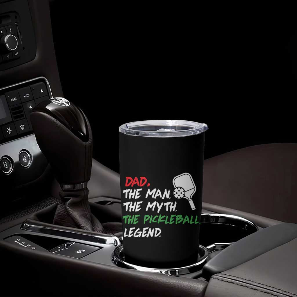 Vintage Pickleball Dad Tumbler Cup Retro Pickleball Gift for Him Fathers Day