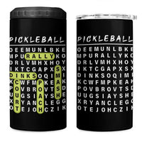 Funny Pickleball Lovers 4 in 1 Can Cooler Tumbler Pickleball Gift for Coach Player Him Her