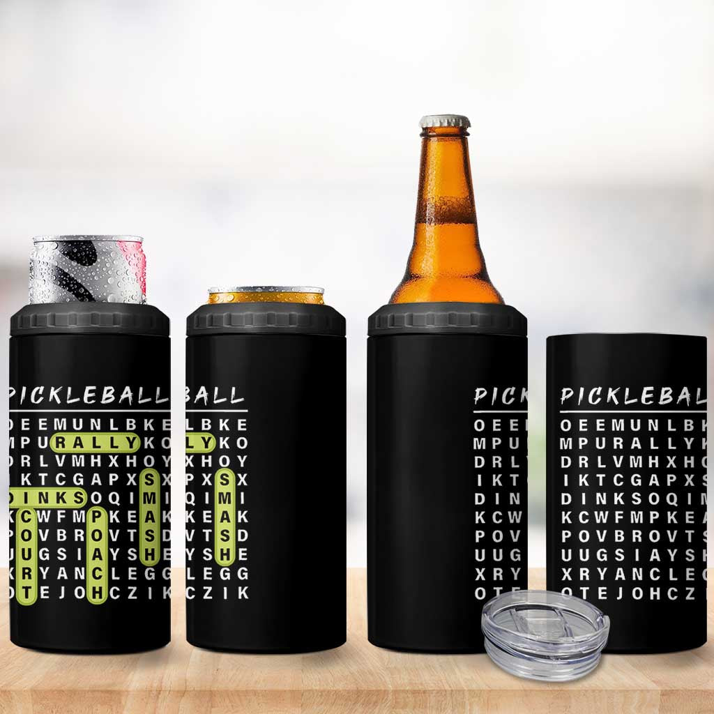 Funny Pickleball Lovers 4 in 1 Can Cooler Tumbler Pickleball Gift for Coach Player Him Her