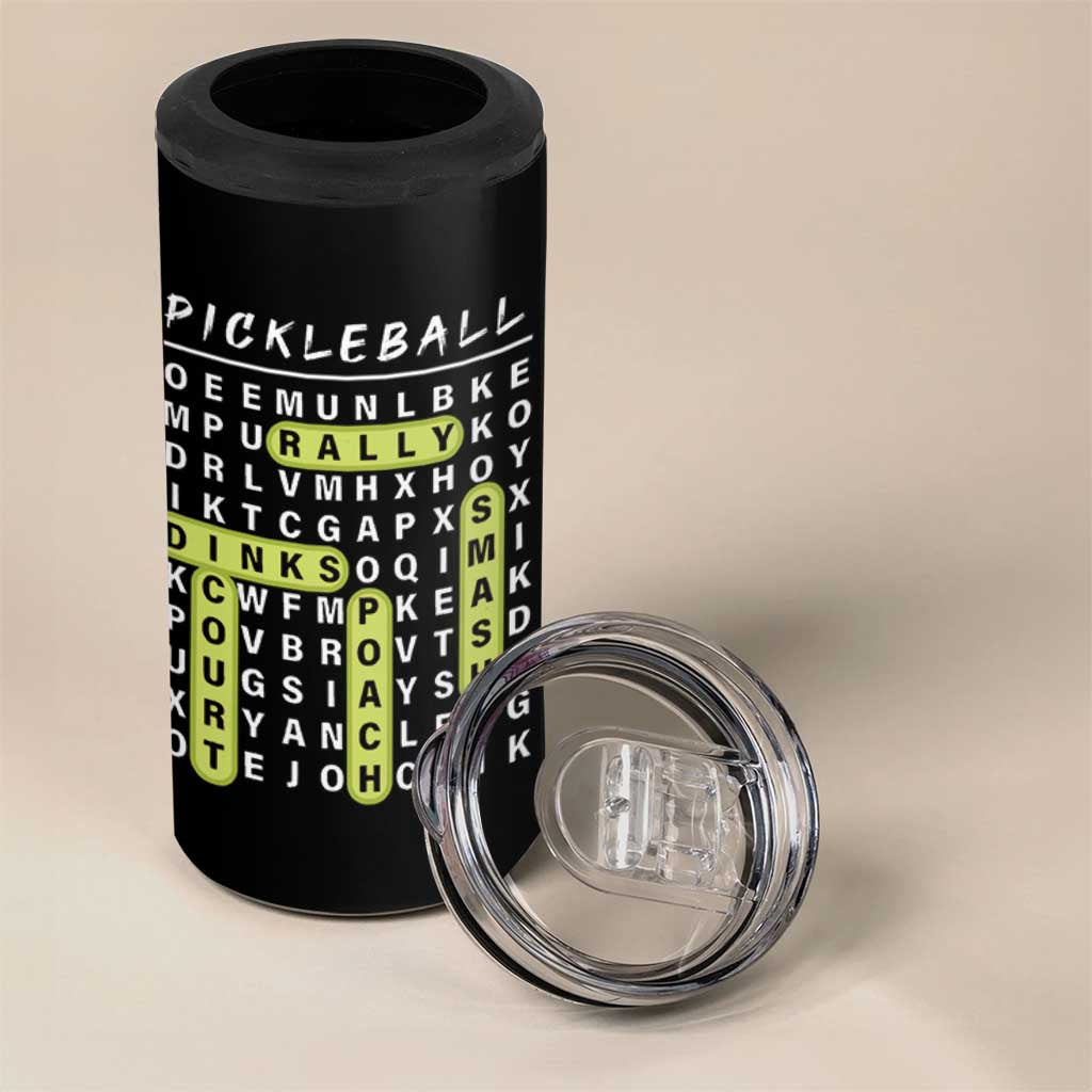 Funny Pickleball Lovers 4 in 1 Can Cooler Tumbler Pickleball Gift for Coach Player Him Her