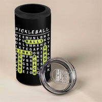 Funny Pickleball Lovers 4 in 1 Can Cooler Tumbler Pickleball Gift for Coach Player Him Her