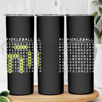 Funny Pickleball Lovers Skinny Tumbler Pickleball Gift for Coach Player Him Her
