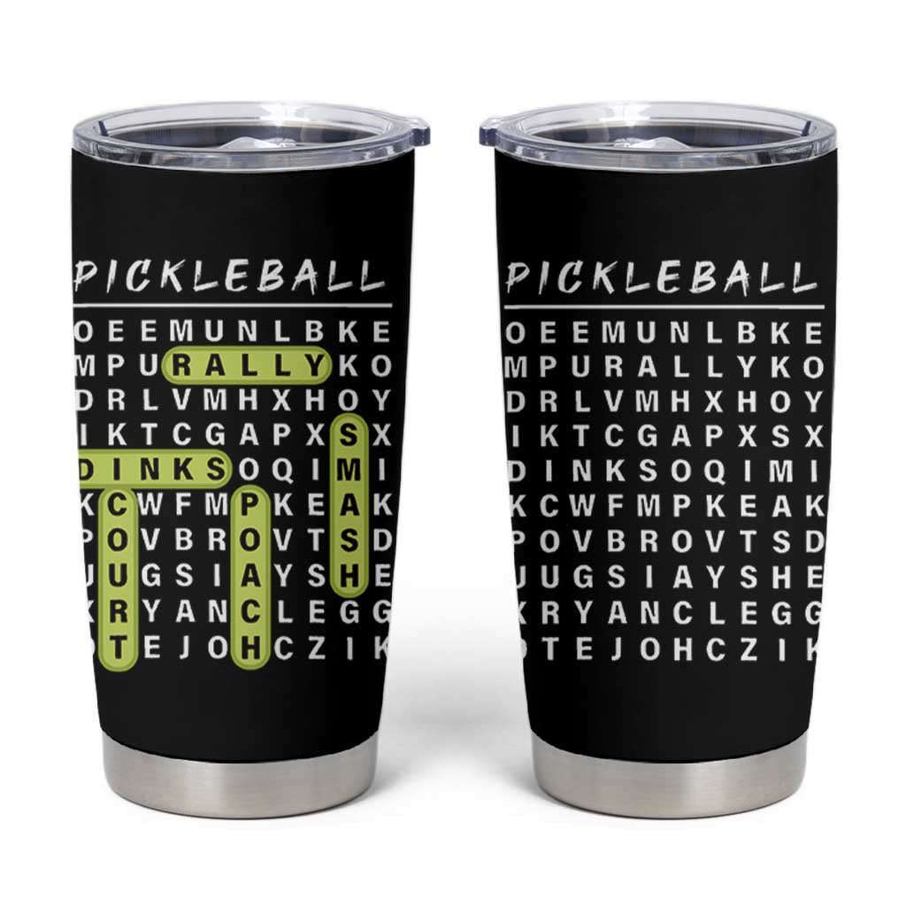 Funny Pickleball Lovers Tumbler Cup Pickleball Gift for Coach Player Him Her