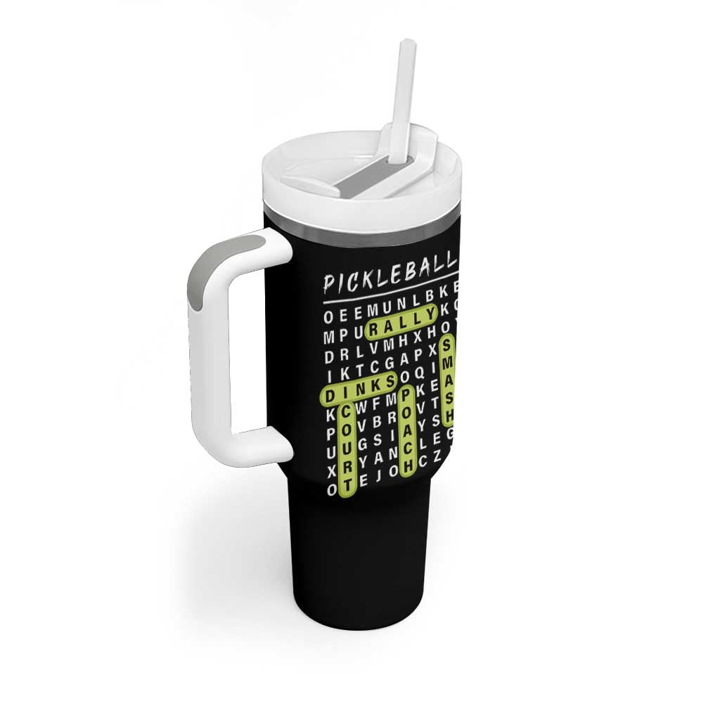 Funny Pickleball Lovers Tumbler With Handle Pickleball Gift for Coach Player Him Her