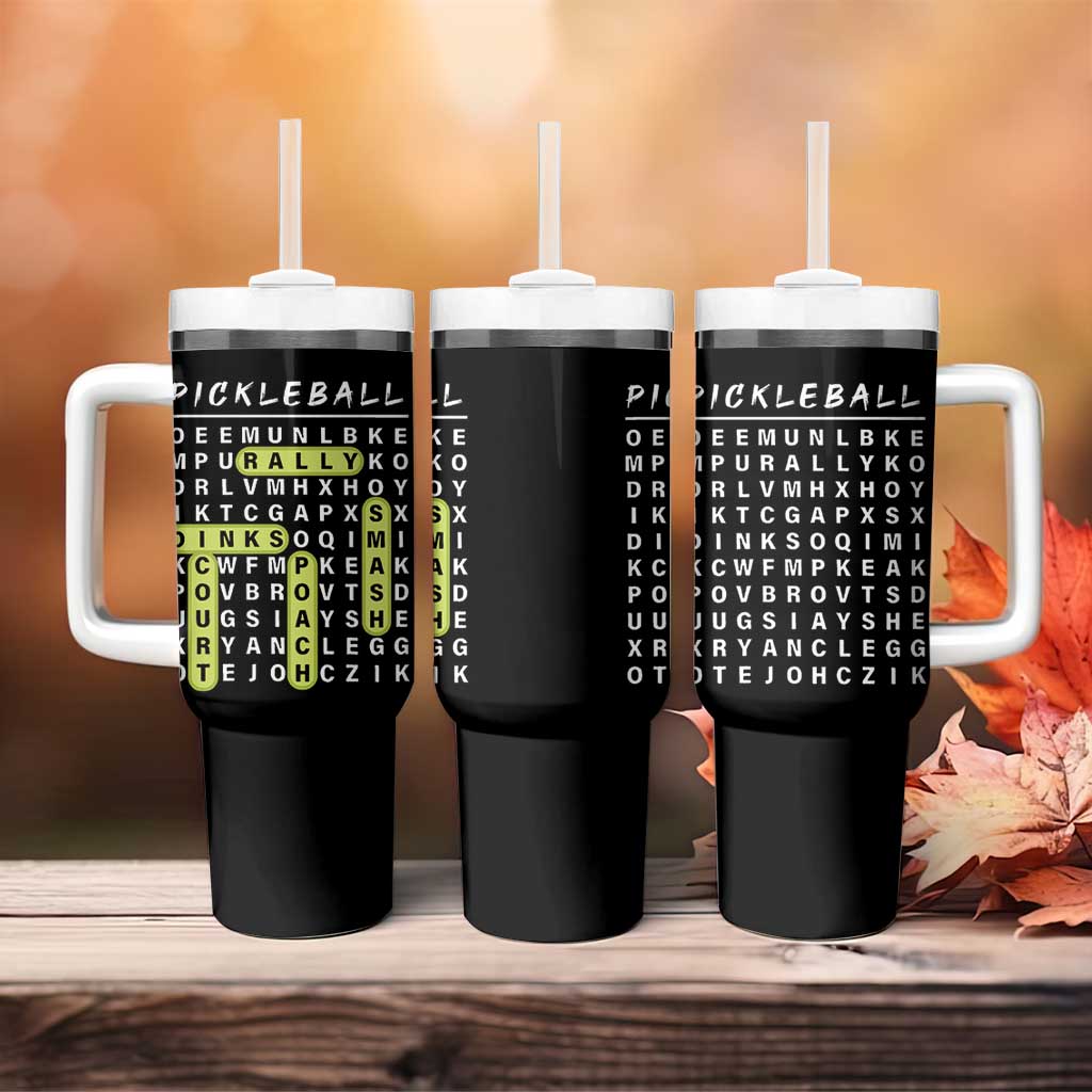 Funny Pickleball Lovers Tumbler With Handle Pickleball Gift for Coach Player Him Her