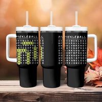Funny Pickleball Lovers Tumbler With Handle Pickleball Gift for Coach Player Him Her