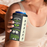 Pickleball 4 in 1 Can Cooler Tumbler Gift for Pickle Ball Lovers Pickleballs Coach Player