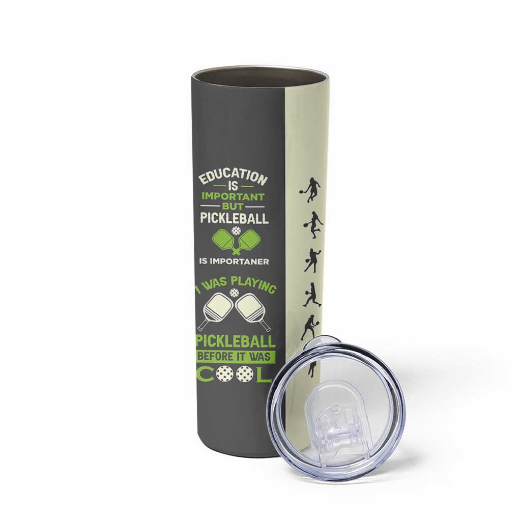 Pickleball Skinny Tumbler Gift for Pickle Ball Lovers Pickleballs Coach Player