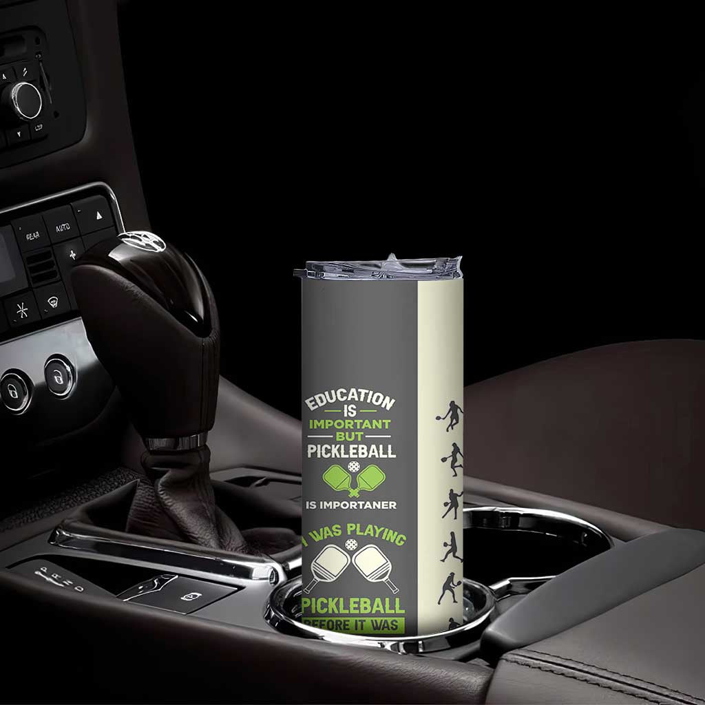 Pickleball Skinny Tumbler Gift for Pickle Ball Lovers Pickleballs Coach Player