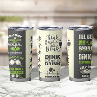 Pickleball Tumbler Cup Gift for Pickle Ball Lovers Pickleballs Coach Player