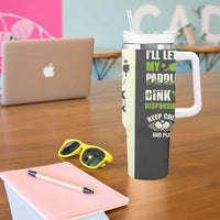 Pickleball Tumbler With Handle Gift for Pickle Ball Lovers Pickleballs Coach Player