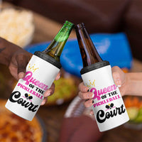 Pickleball Gifts For Women 4 in 1 Can Cooler Tumbler Queen Of The Court