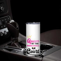 Pickleball Gifts For Women Skinny Tumbler Queen Of The Court