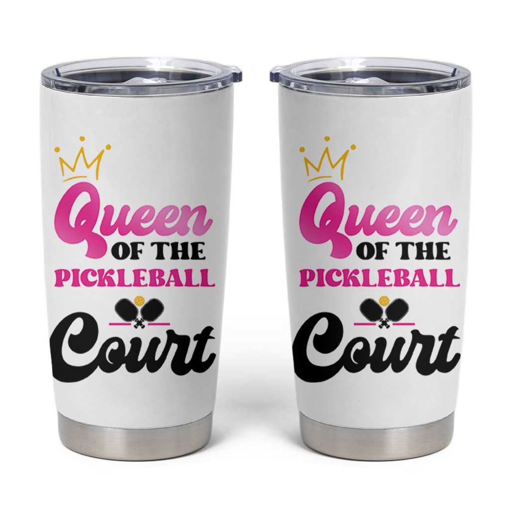 Pickleball Gifts For Women Tumbler Cup Queen Of The Court
