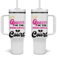 Pickleball Gifts For Women Tumbler With Handle Queen Of The Court