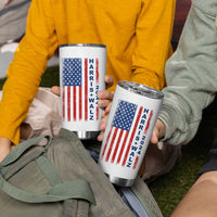 Harris Walz Waltz 2024 Tumbler Cup USA Flag American Election - Wonder Print Shop