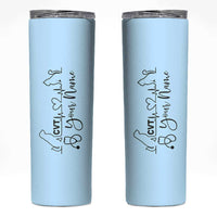 Personalized Vet Tech Skinny Tumbler Custom Name Vet Staff Appreciation Gift Tarot Card - Wonder Print Shop