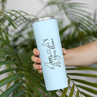 Personalized Vet Tech Skinny Tumbler Custom Name Vet Staff Appreciation Gift Tarot Card - Wonder Print Shop