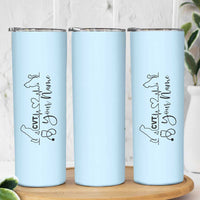 Personalized Vet Tech Skinny Tumbler Custom Name Vet Staff Appreciation Gift Tarot Card - Wonder Print Shop