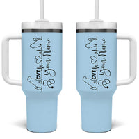 Personalized Vet Tech Tumbler With Handle Custom Name Vet Staff Appreciation Gift Tarot Card - Wonder Print Shop