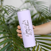 Personalized Vet Tech Skinny Tumbler Tarot Card Custom Name Vet Staff Appreciation Gift - Wonder Print Shop