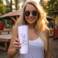 Personalized Vet Tech Skinny Tumbler Tarot Card Custom Name Vet Staff Appreciation Gift - Wonder Print Shop