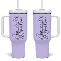 Personalized Vet Tech Tumbler With Handle Tarot Card Custom Name Vet Staff Appreciation Gift - Wonder Print Shop