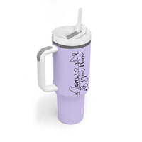 Personalized Vet Tech Tumbler With Handle Tarot Card Custom Name Vet Staff Appreciation Gift - Wonder Print Shop